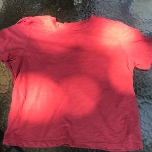 aerie oversized crop top shirt